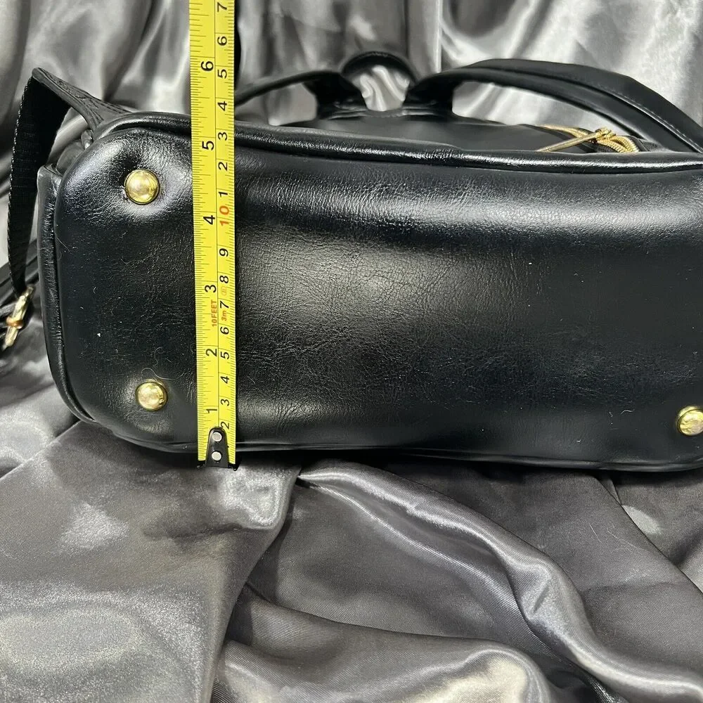 Ryla Ready Diaper Bag Black Gold Hardware Insulated Bottle Backpack‎ Minimalist